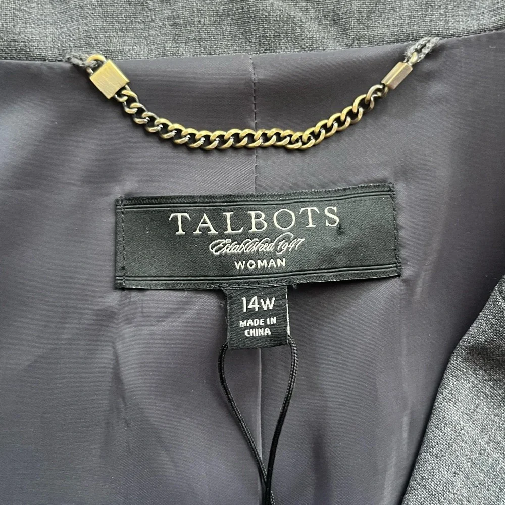 Vintage NWT Talbots Kate Fit Wool-Blend Jacket - Picture 4 of 7